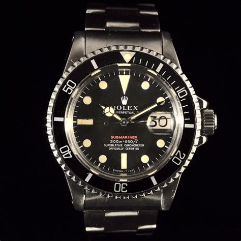 rolex 1680 with leather camouflage strap|rolex 1680 red dial.